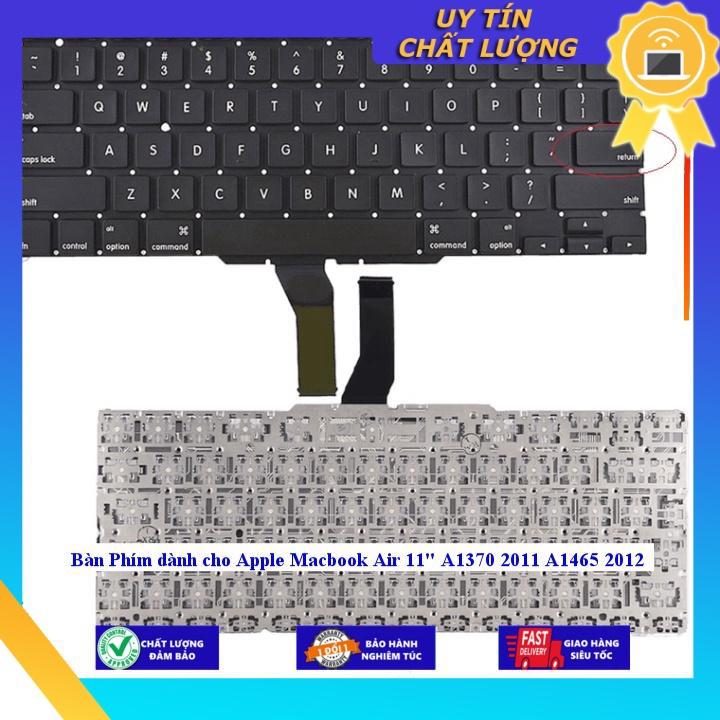 Bàn Phím dùng cho Apple Macbook Air 11" A1370 2011 A1465 2012 - CHUẨN CHÂU ÂU - Hàng Nhập Khẩu New Seal
