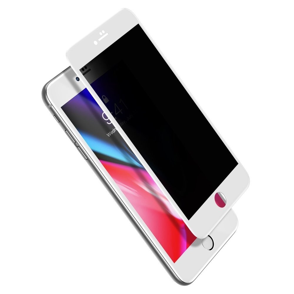 Miếng dán kính cường lực chống nhìn trộm cho iPhone 6 Plus / 6s Plus hiệu Baseus Full 3D cạnh vát 2.5D - hàng nhập khẩu