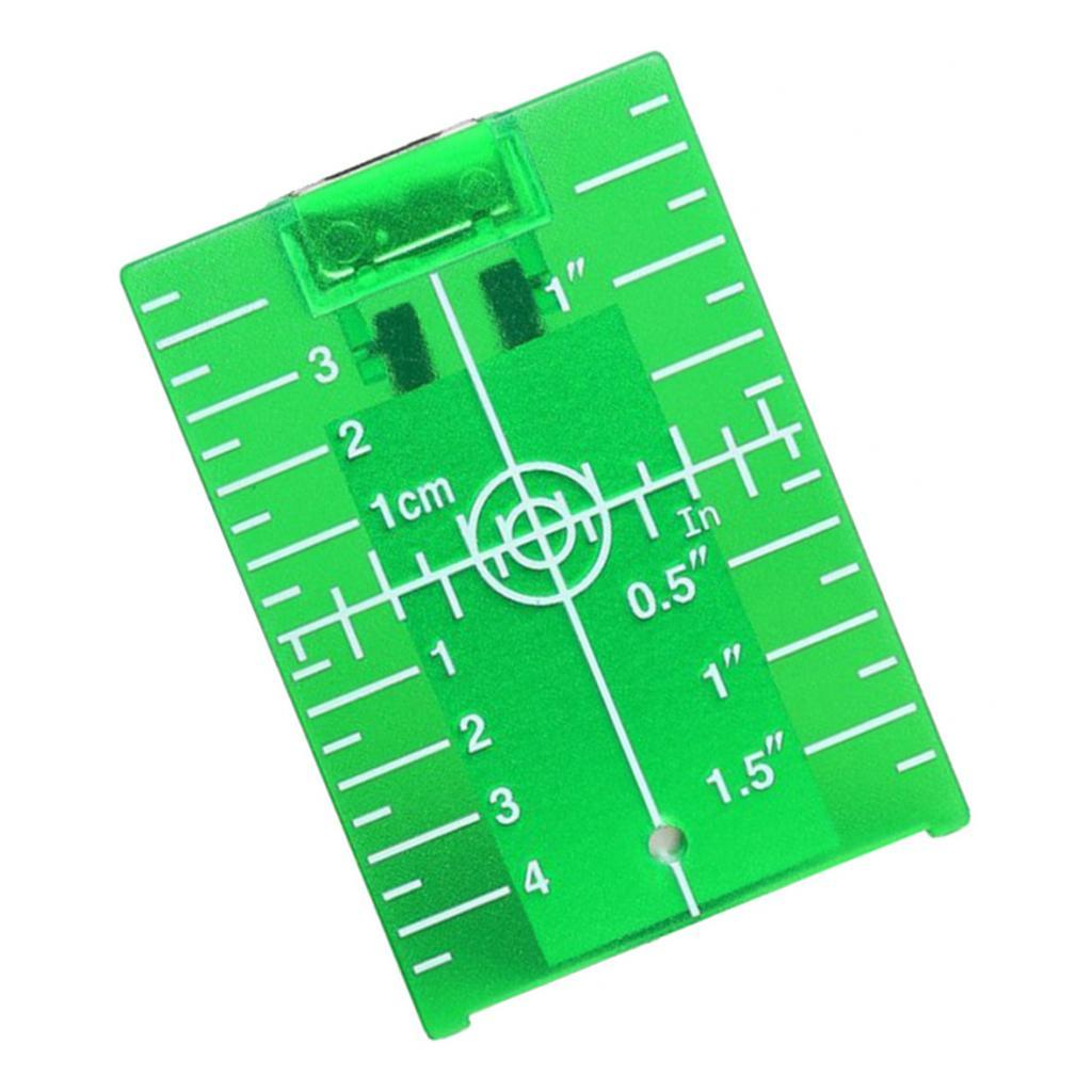 Magnetic Floor Laser Target Plate Card with Stand for Beam Application Green