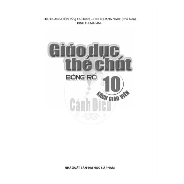 SGV Giáo Dục Thể Chất Môn Bóng Đá Cánh Diều Lớp 10 Dành Cho Giáo Viên