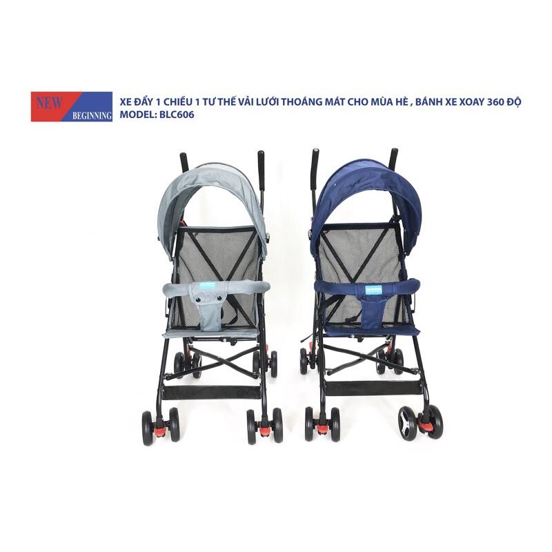 Xe đẩy lưới siêu nhẹ siêu thoáng khí, xe đẩy gập gọn