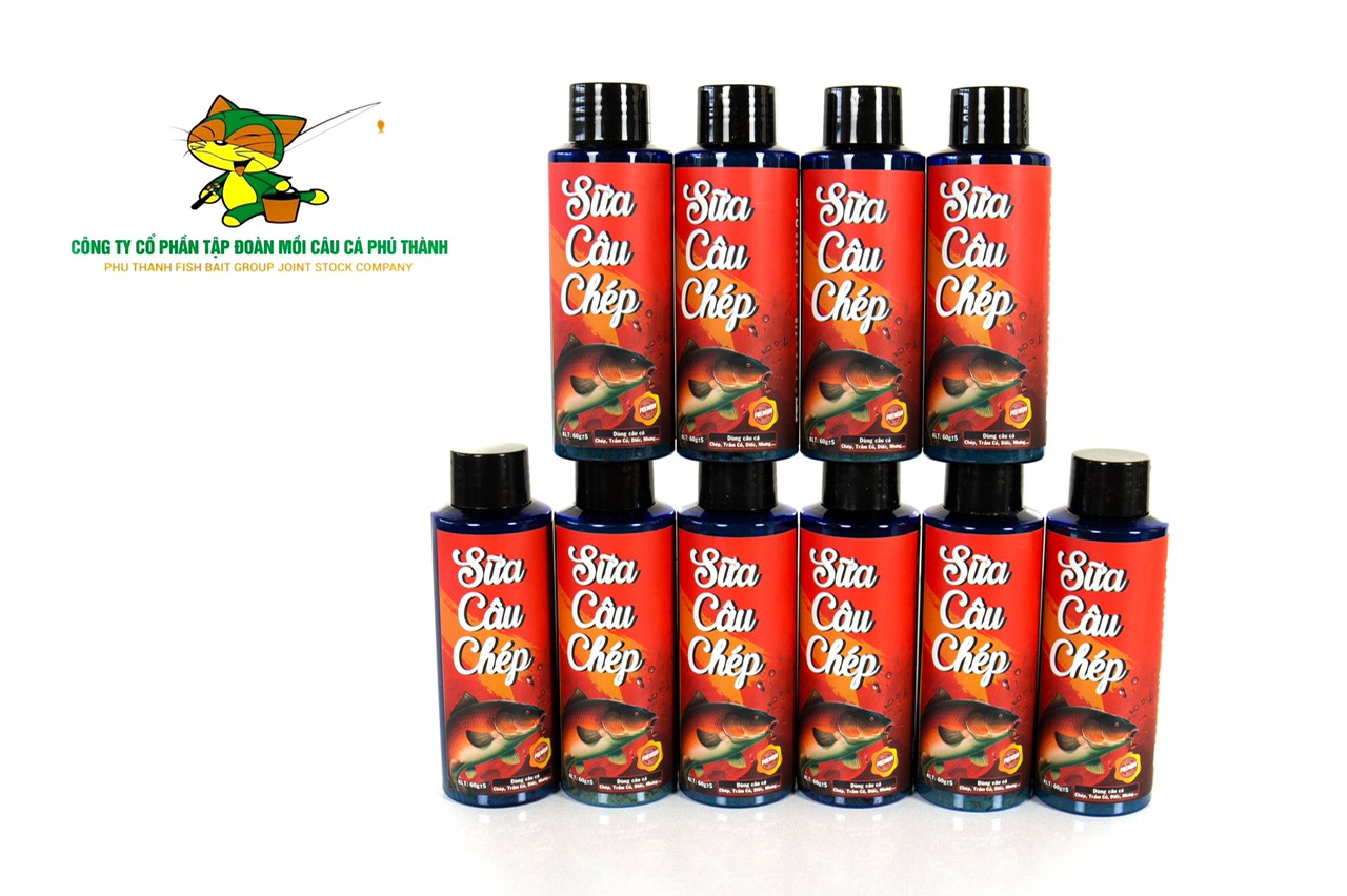 Sữa câu chép. Mồi câu cá Phú Thành