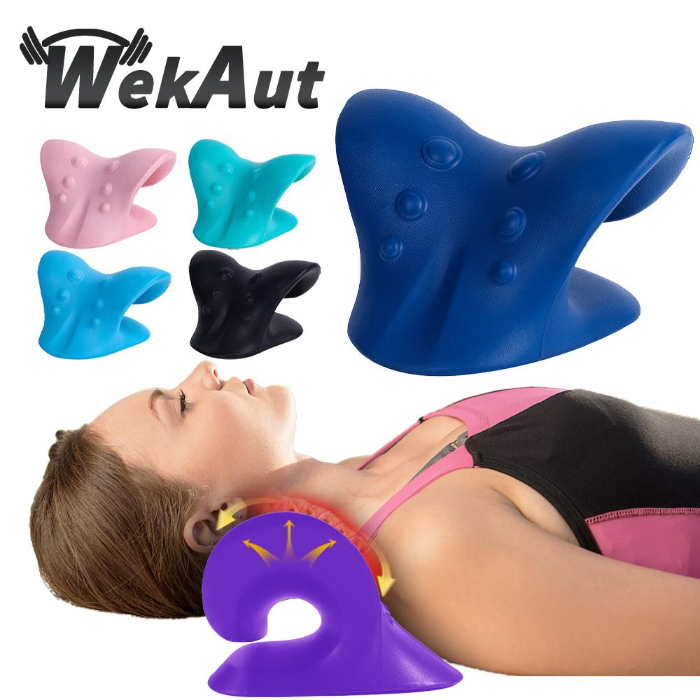 Cổ vai cáng Cổ đau thư giãn thiết bị lực kéo cổ tử cung để giảm đau Chiropractic gối thư giãn cổ Color: Green 1 PC