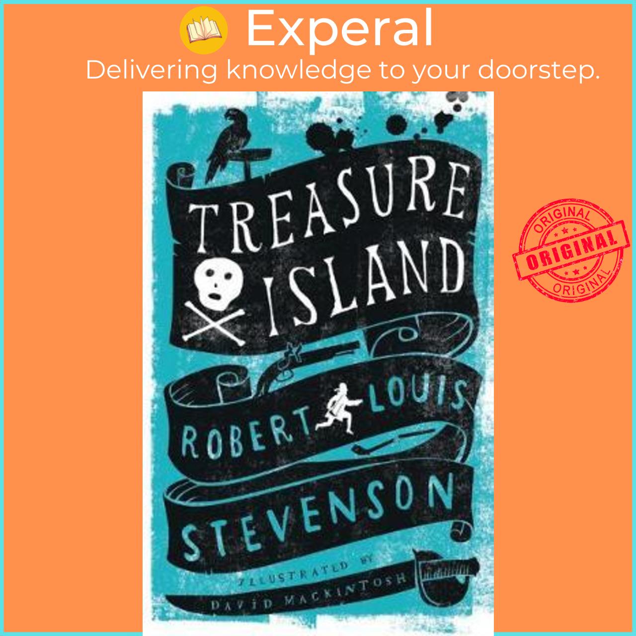 Sách - Treasure Island by Robert Louis Stevenson (UK edition, paperback)