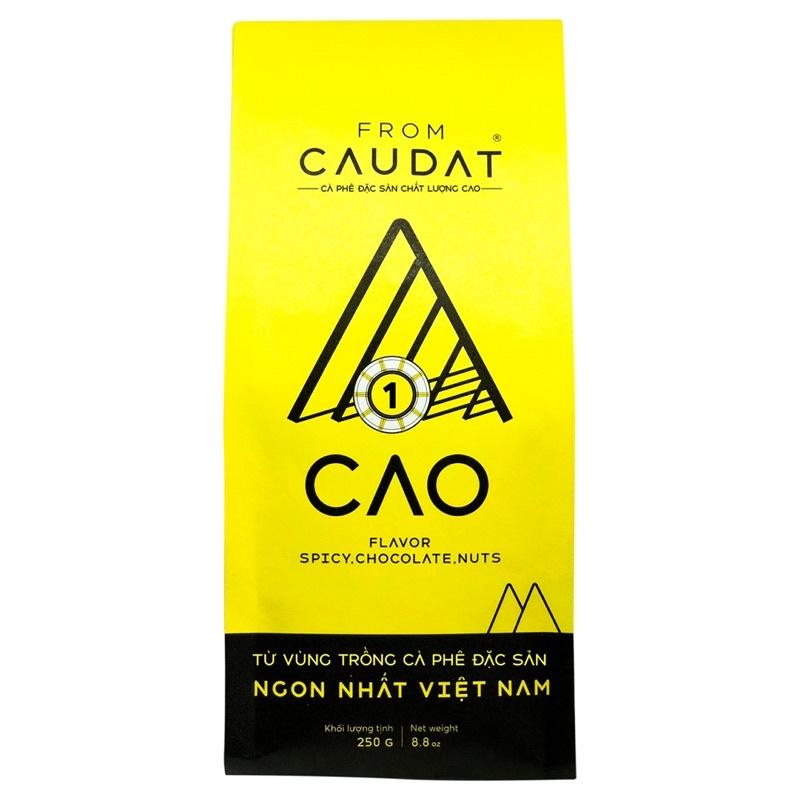 CÀ PHÊ HẠT CAO CẤP CAO1 BLEND ARABICA - ROBUSTA, gu nồng nàn tinh tế, phù hợp pha phin/máy/coldbrew