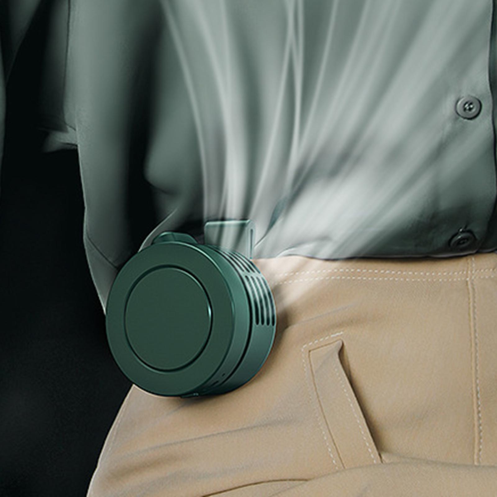 2x Portable Mini Clip Fan Working Home Outdoor USB Personal Fan 60 Blades