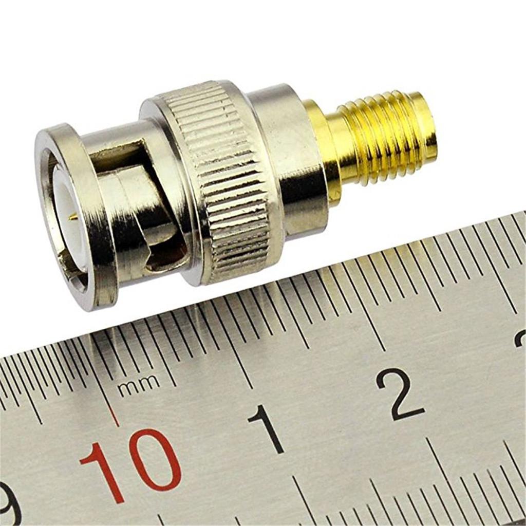 SMA Female To BNC Male RF Coax Coaxial Adapter Converter Connector Jack Plug