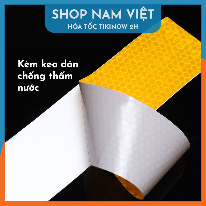 Băng Keo Phản Quang Hình Mũi Tên Cảnh Báo Ban Đêm