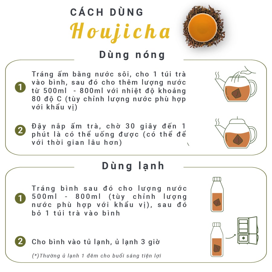 [Nội địa Nhật] Trà rang hữu cơ -  Houjicha GreenHand giúp thư giãn, ngon miệng