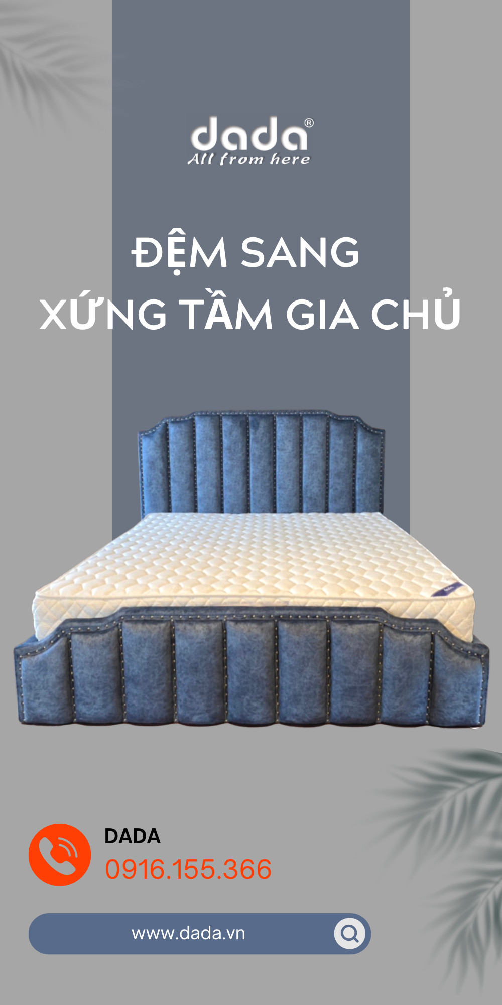 Đệm Lò Xo Túi Độc Lập Tiêu Chuẩn Khách Sạn SB DADA - Dày 22cm - Hỗ Trợ Cho Người Bị Đau Lưng - Hàng Chuẩn Chính Hãng