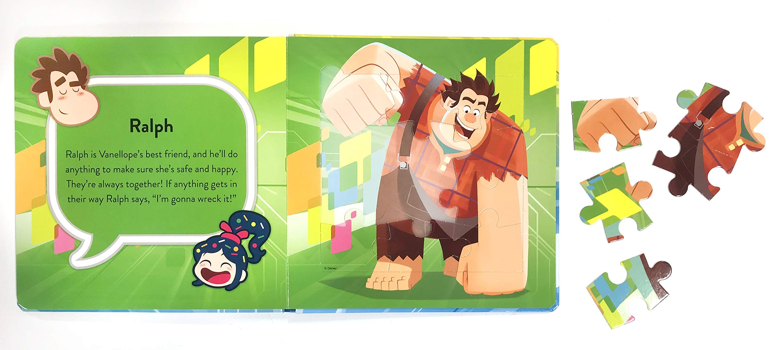 Disney Wreck-It-Ralph 2 My First Puzzle Book