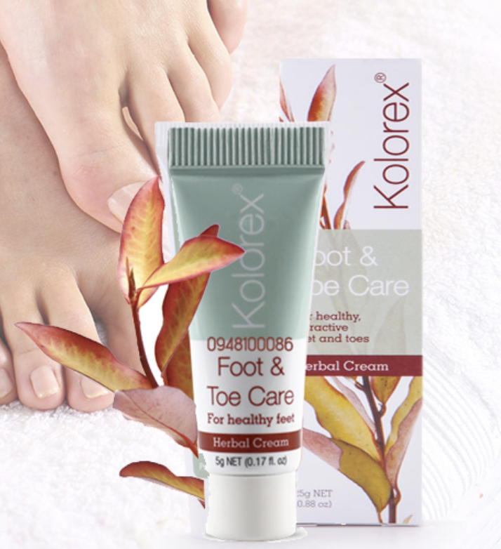 Kem nấm móng tay chân Kolorex Foot &amp; Toe Care Cream 5g