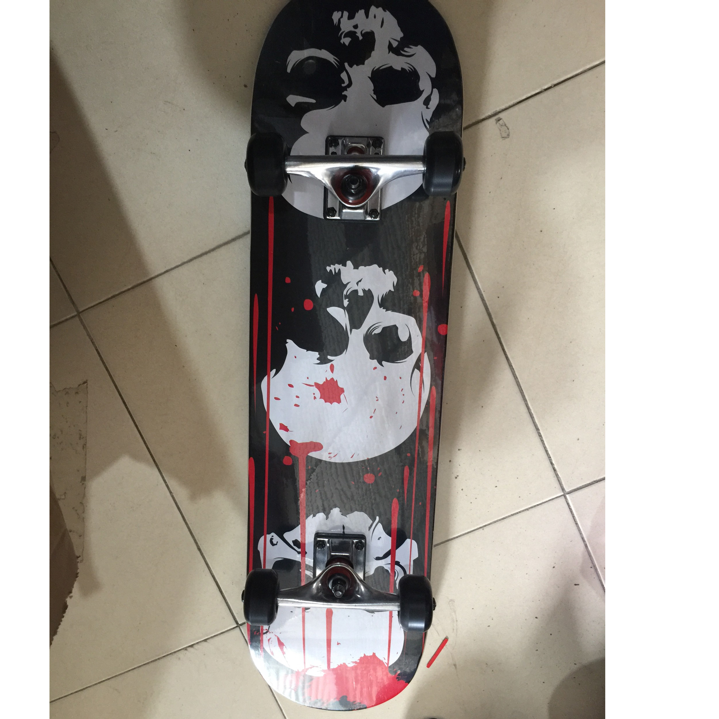 Ván Trượt  Skateboard  Gỗ 1500- 7 trục hợp kim + gỗ ép 3 lớp