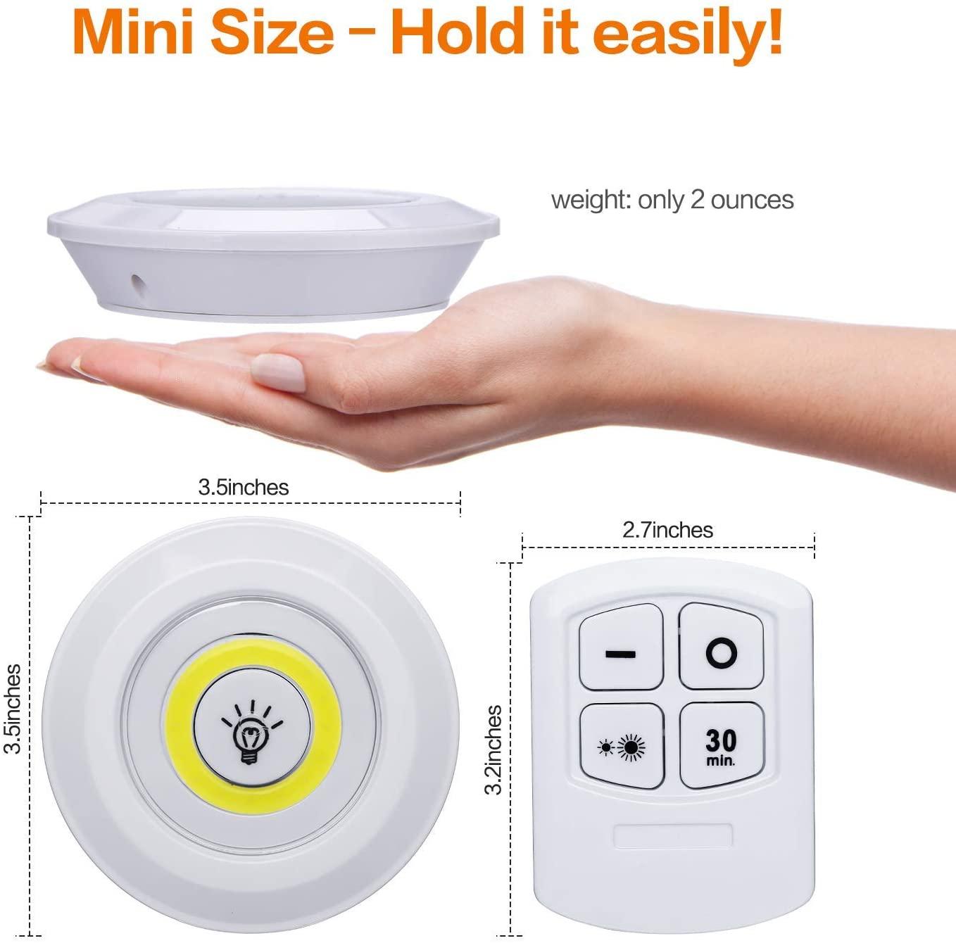 Đèn Led Không Dây Cảm Ứng 150lm Cob Kèm Điều Khiển Từ Xa