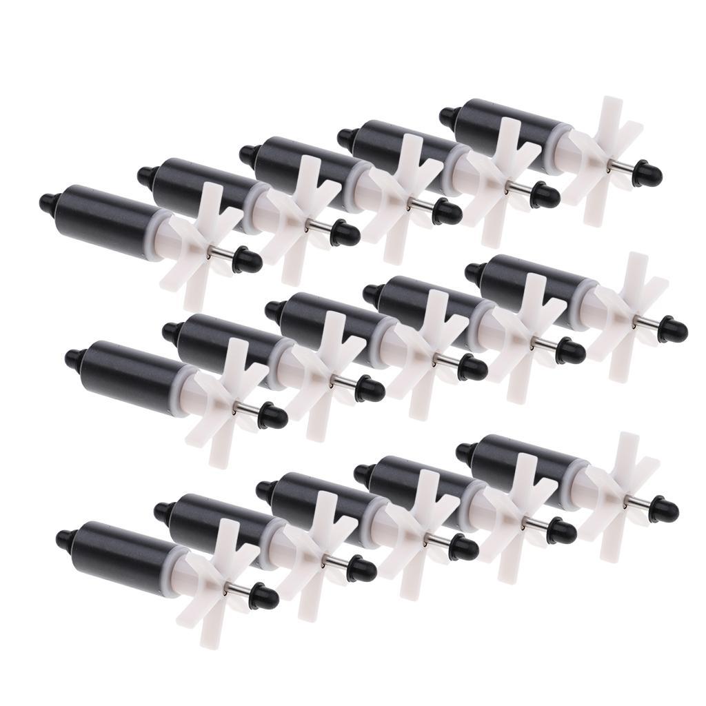 15Pcs Filter Replacement Impeller Spare Rotor for  Tank Pond Pump 80mm