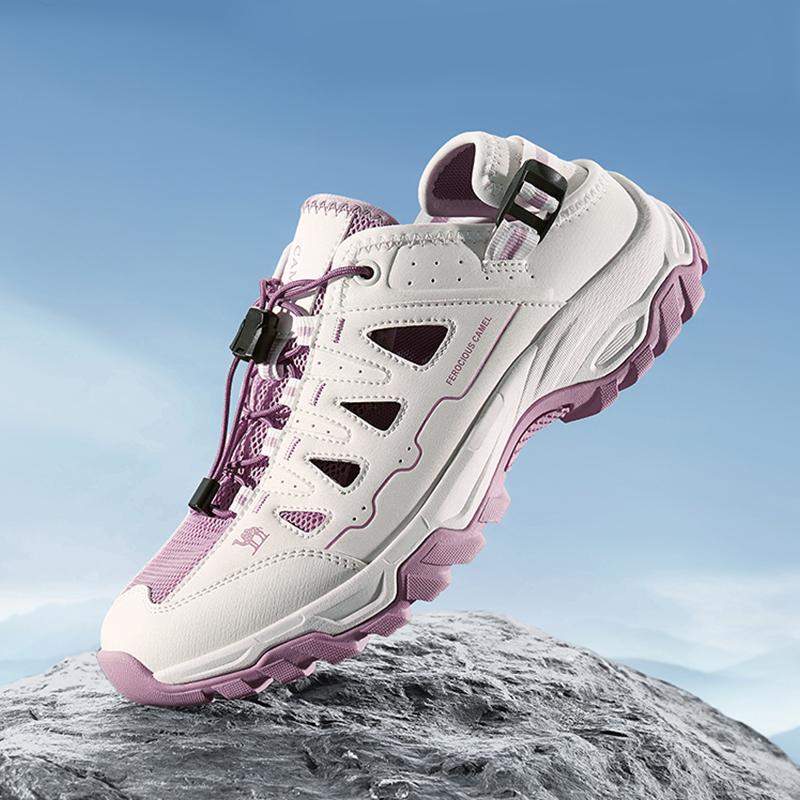 Giày Đi Bộ Đường Dài Ngoài Trời Lạc Đà Vàng Dành Cho Nữ Giày Chống Trượt Chống Mòn Thoáng Khí Giày Thể Thao Nước Mùa Hè 2023 Mới Color: Beige-Women Shoe Size: 40