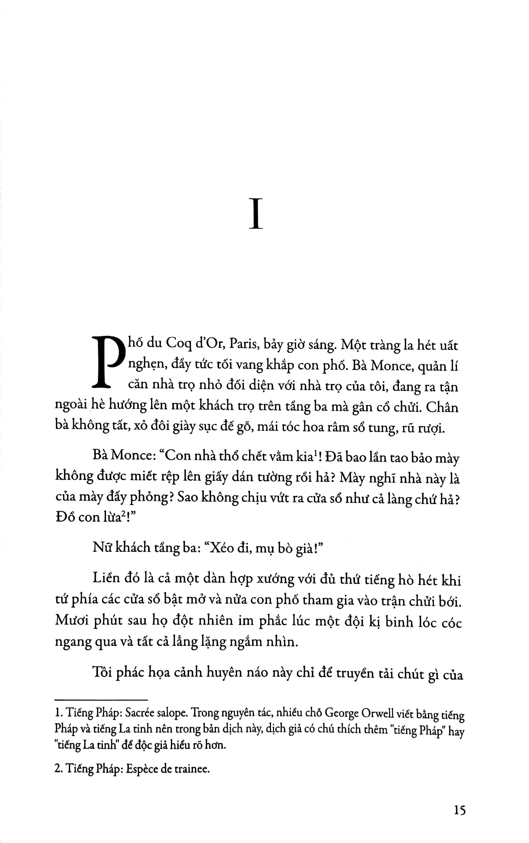 Chìm Nổi Giữa Paris Và London - Down and Out in Paris and London