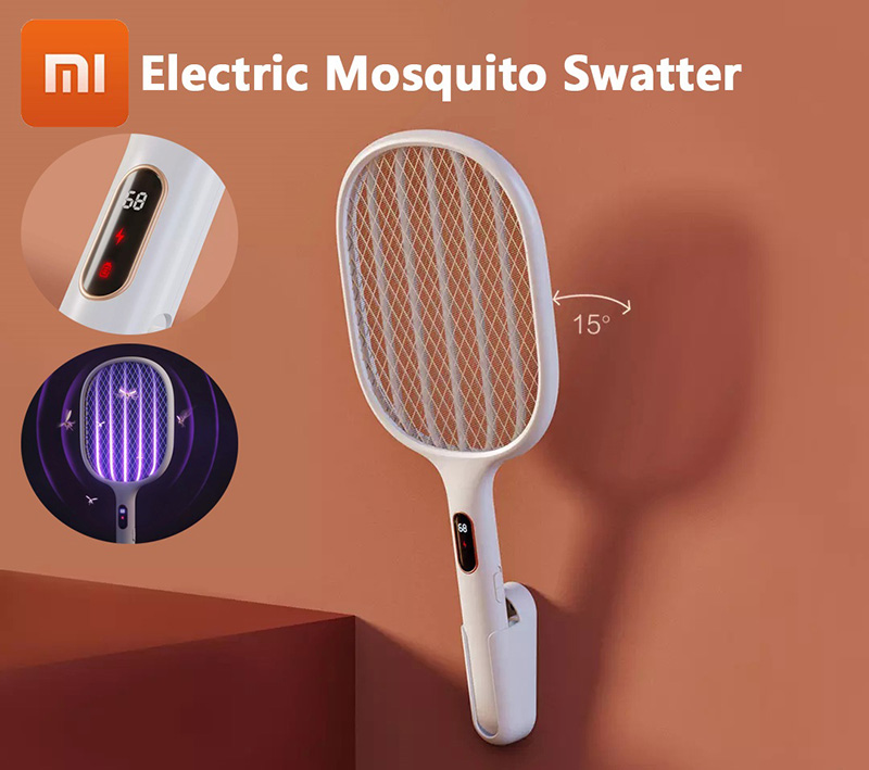 Hình ảnh Màn hình kỹ thuật số thông minh Xiaomi YOUPIN Qualitell Máy đánh muỗi điện 2in1 Portable Type-C