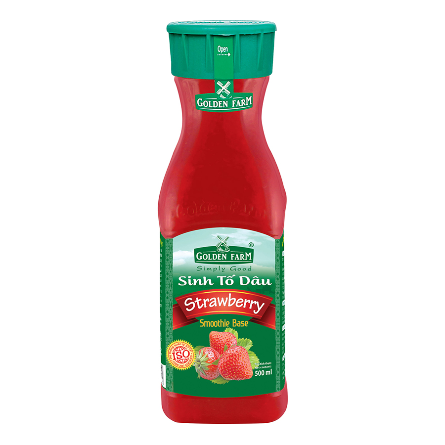 Sinh Tố Golden Farm - Hương Dâu (500ml)