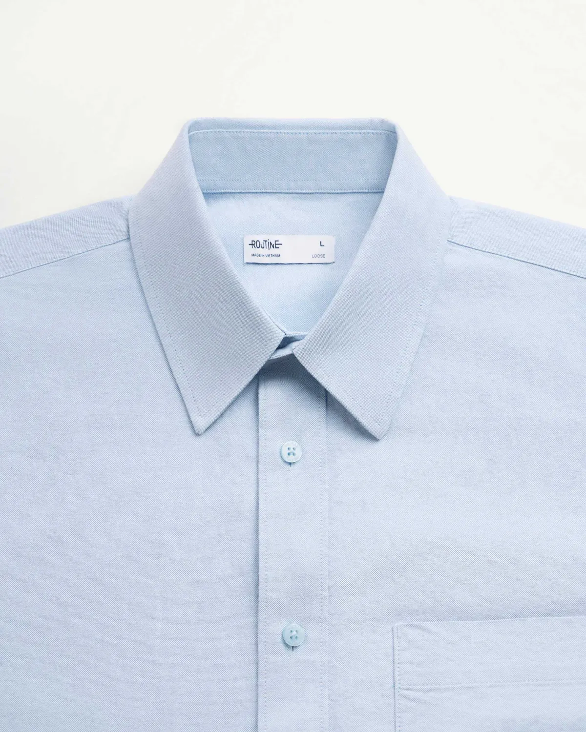 Áo sơ mi tay dài nam oxford (2 màu) . Loose - RT 10S25SHL006 | ROUTINE CÀ MAU