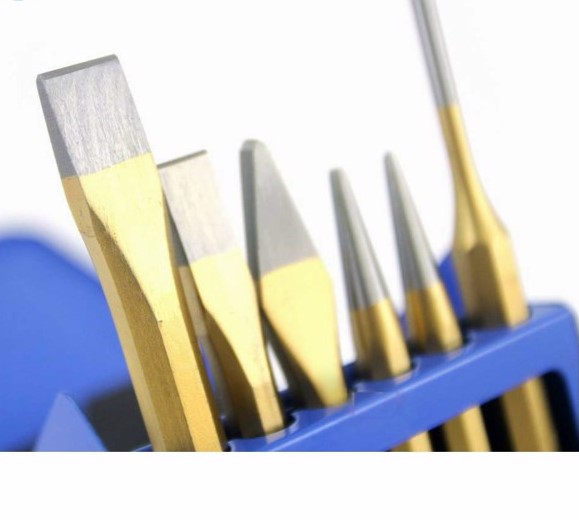 Bộ đục và đột sắt chính hãng C-mart A0127 tặng tovit sửa chữa