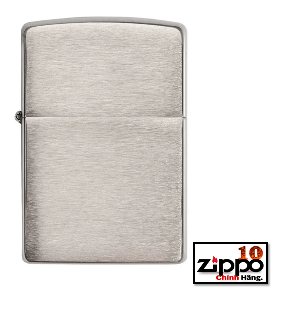 Bật lửa Zippo Armor 162  NHÁM TRẮNG VỎ DÀY-Brushed Chrome - Chính hãng 100%