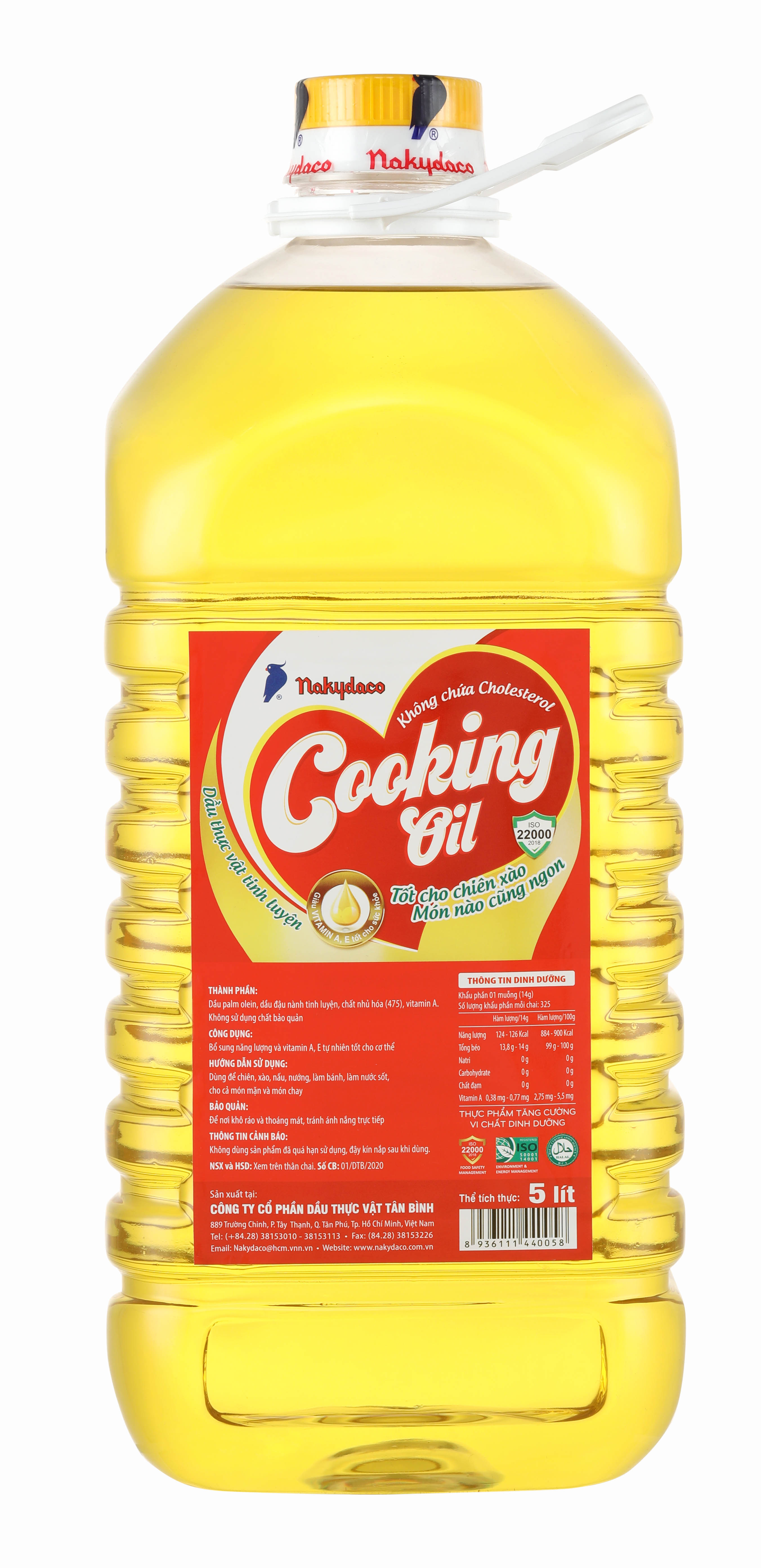 Hình ảnh Dầu Cooking Nakydaco 5L