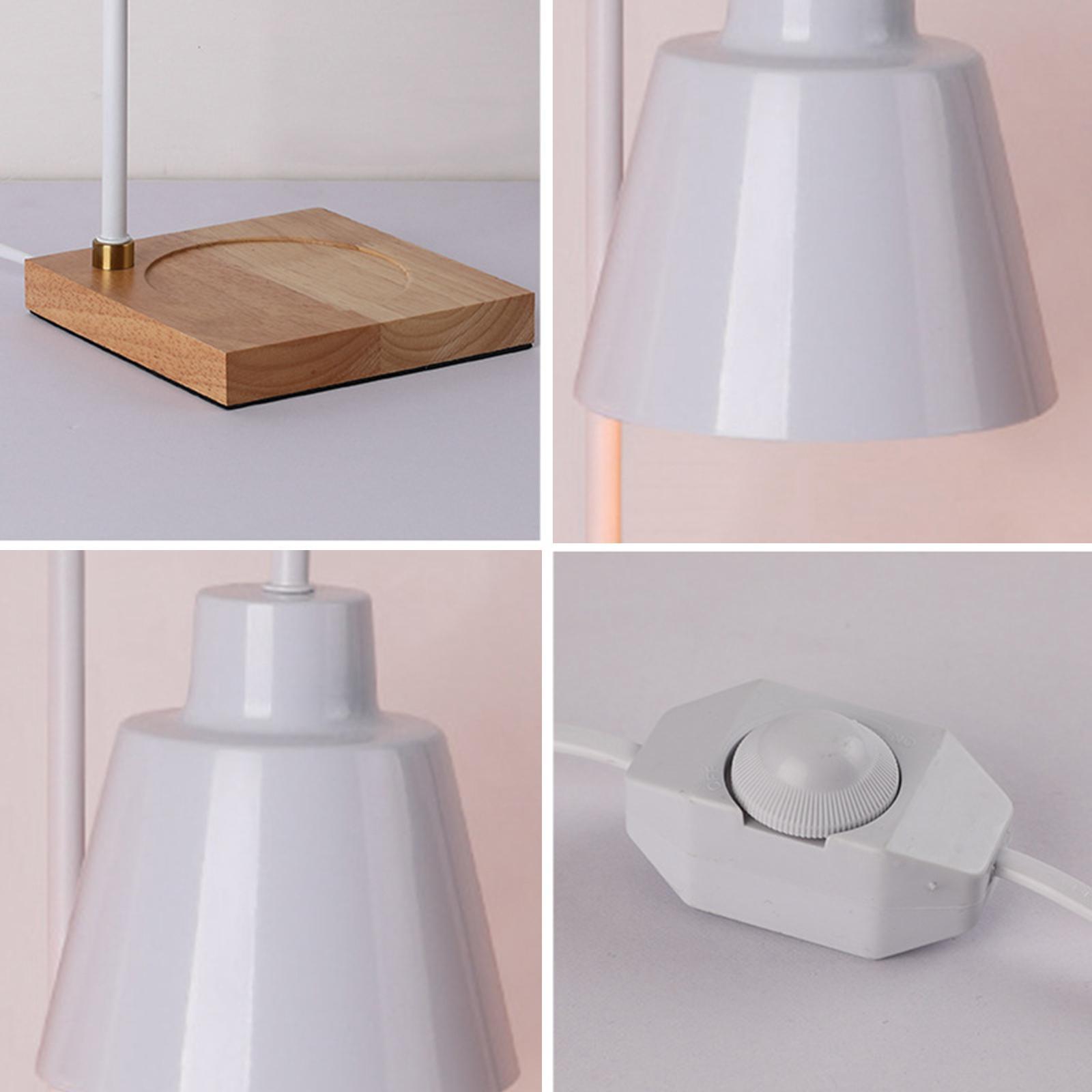 Electric Candle Warmer Fragrance Wooden Base for Desk Living Room Yoga