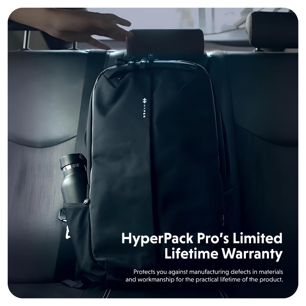 Balo công nghệ Hyper Pack Pro - Thiết kế tương thích Find My, chống nước