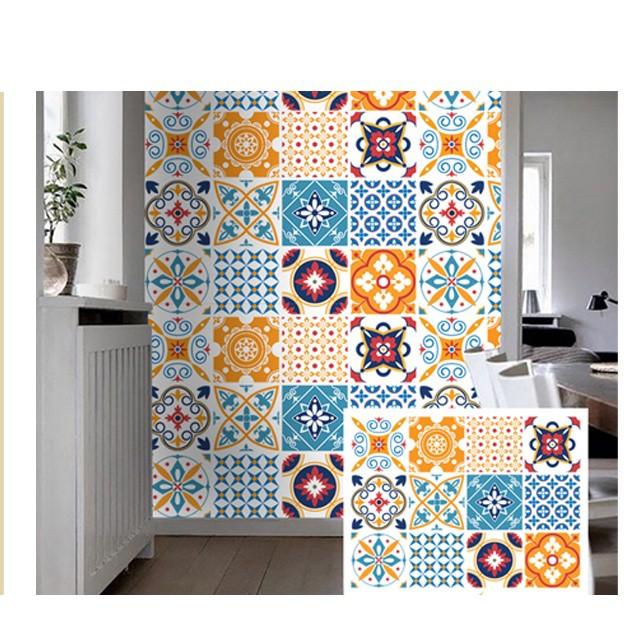 Decal chống nước dán nhà vệ sinh dán tường bếp dễ lau chùi chịu nhiệt Loại 1 - Mẫu 26 - Khổ 40x60cm 0026