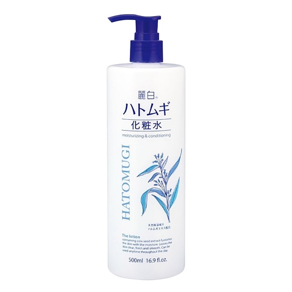 Lotion dưỡng ẩm Hạt Ý dĩ Hatomugi Kumano 500ml