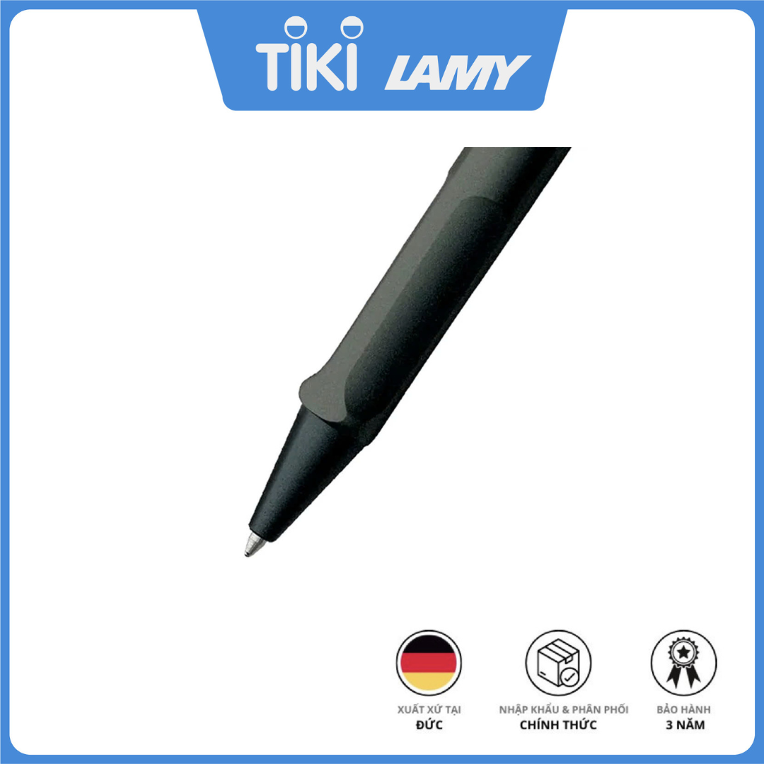 Bút bi cao cấp LAMY Safari màu 2E2 Steel black