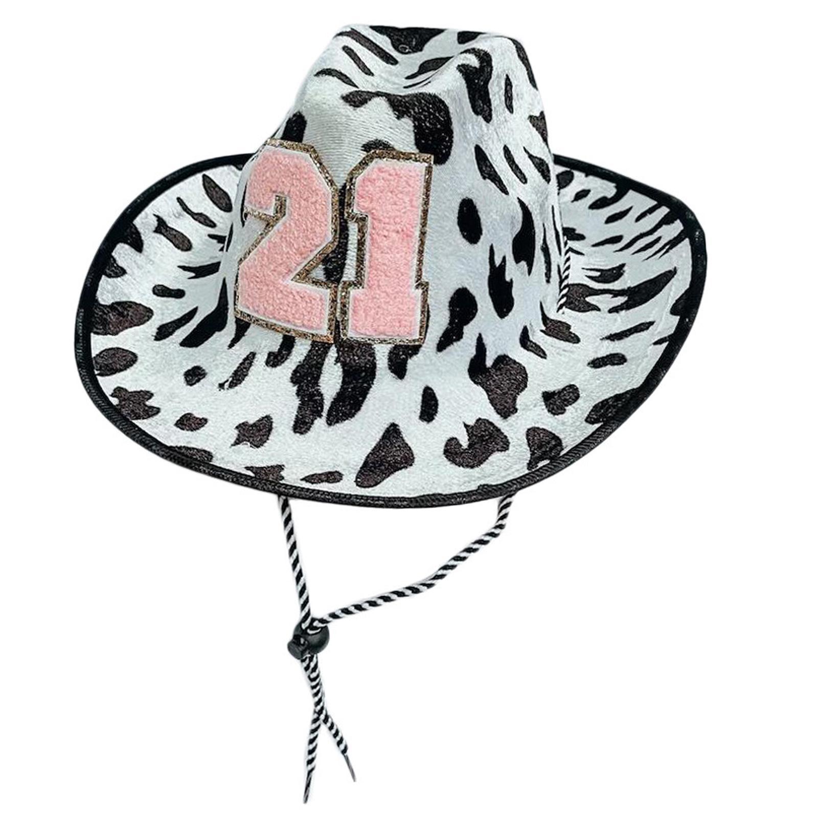 Cow Cowboy Hat Cowgirl Hat Women Cowboy Hat Cow Hats for Fancy Dress Dress up