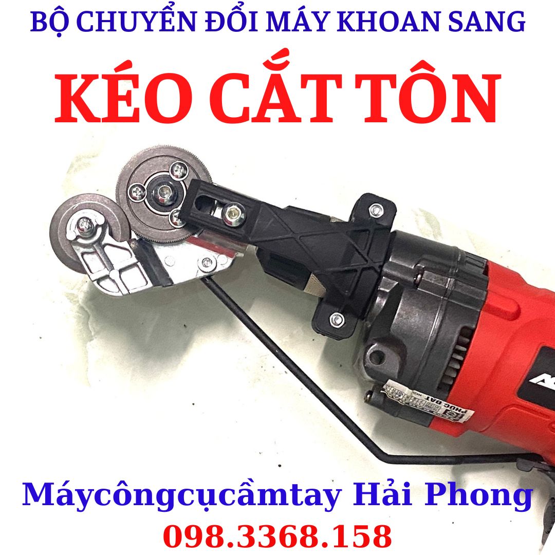 Bộ chuyển đổi Máy Khoan thành Kéo Cắt Tôn