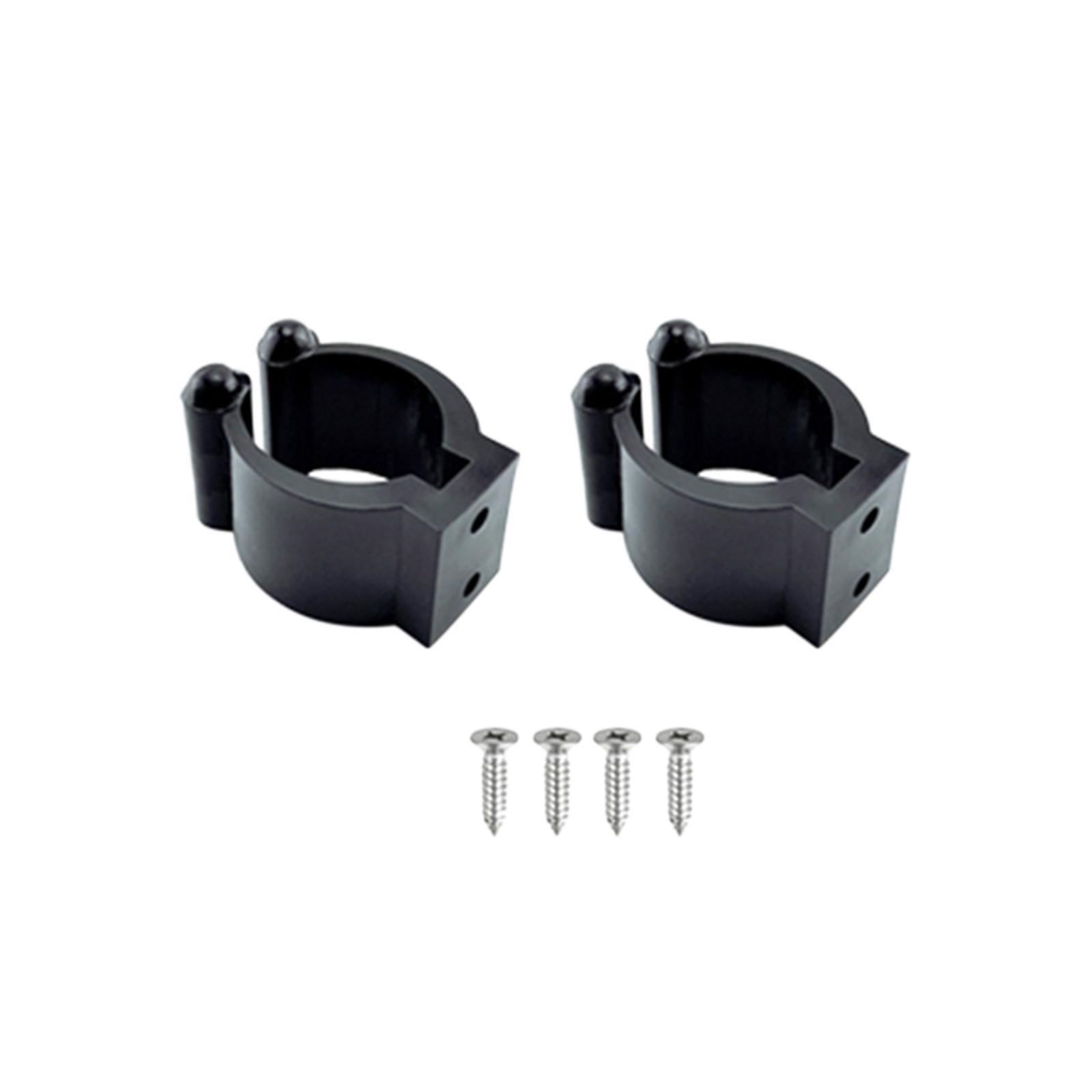 2Pcs Fishing Rod Storage Mounted Clamp Nylon Organizer Tackle Bracket Fishing Rod Rack Fishing Pole Holder for Types Rods