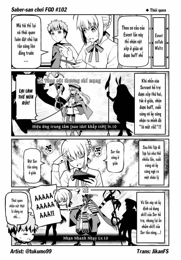 saber-san chơi fgo! chapter 51 58