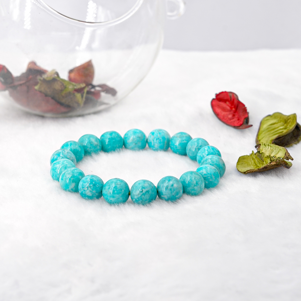 Vòng tay phong thủy Thiên hà (Amazonite) VIP 10.8mm