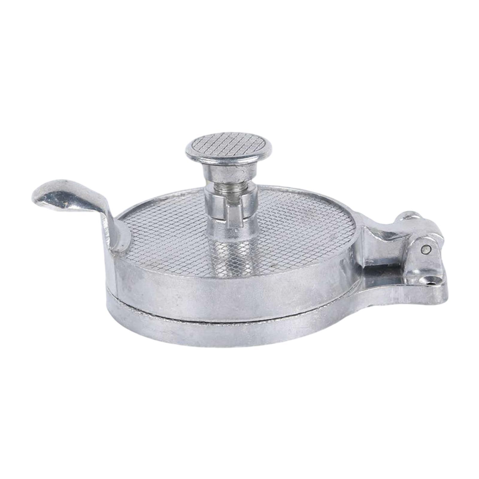 Round Burger Smasher Smooth Press Meat Steak for Flatbreads Cooking Barbecue