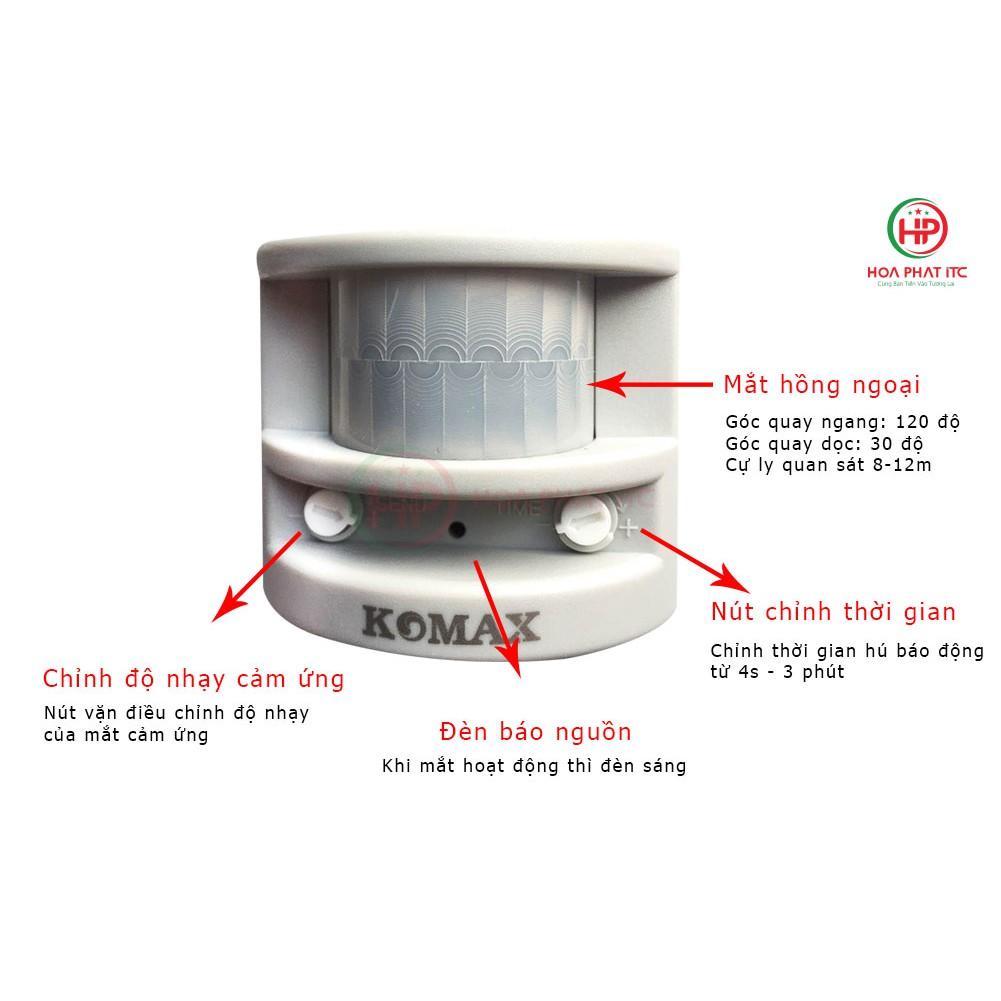 Báo động hồng ngoại, Báo trộm hồng ngoại Komax PG-113 - Hàng chính hãng