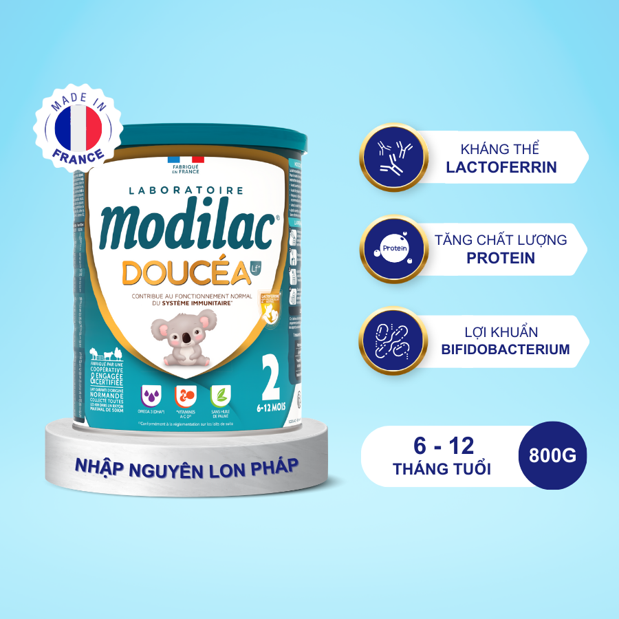 Sữa bột Modilac Doucéa 2 800g