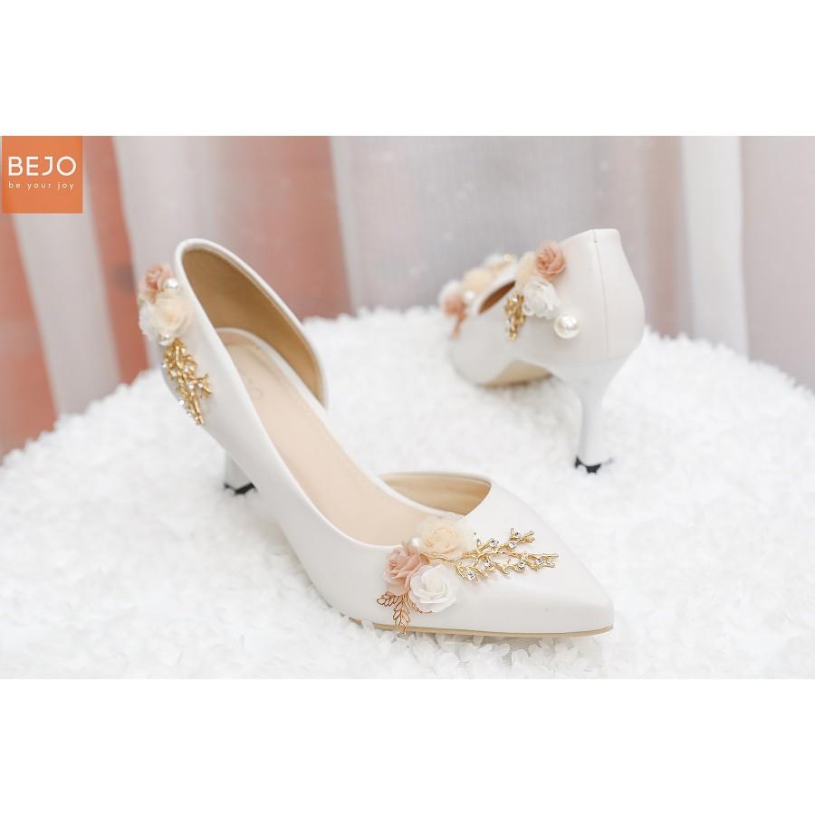 GIAY CƯỚI - GIÀY CÔ DÂU BEJO H51.05 THUYEN HOA - WEDDING SHOES