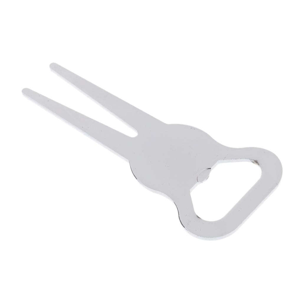 Portable Alloy Golf Divot Tool Pitch Repair Golf Accessories Silver
