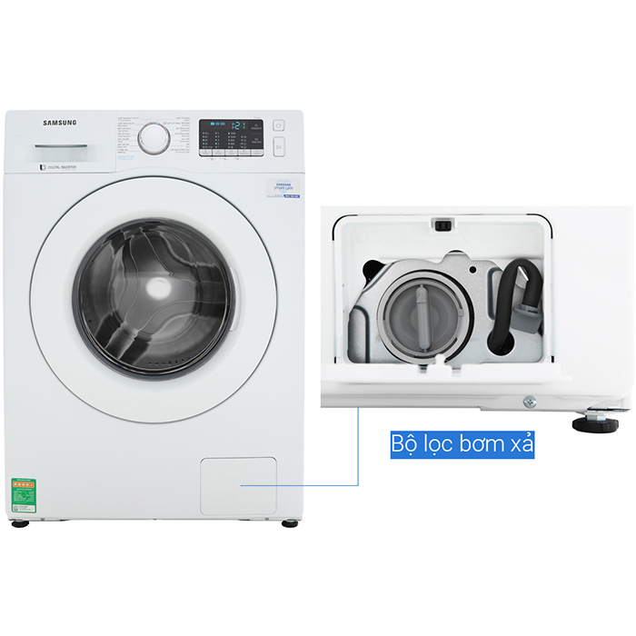 Máy giặt Samsung WW80J52G0KW/SV 8KG