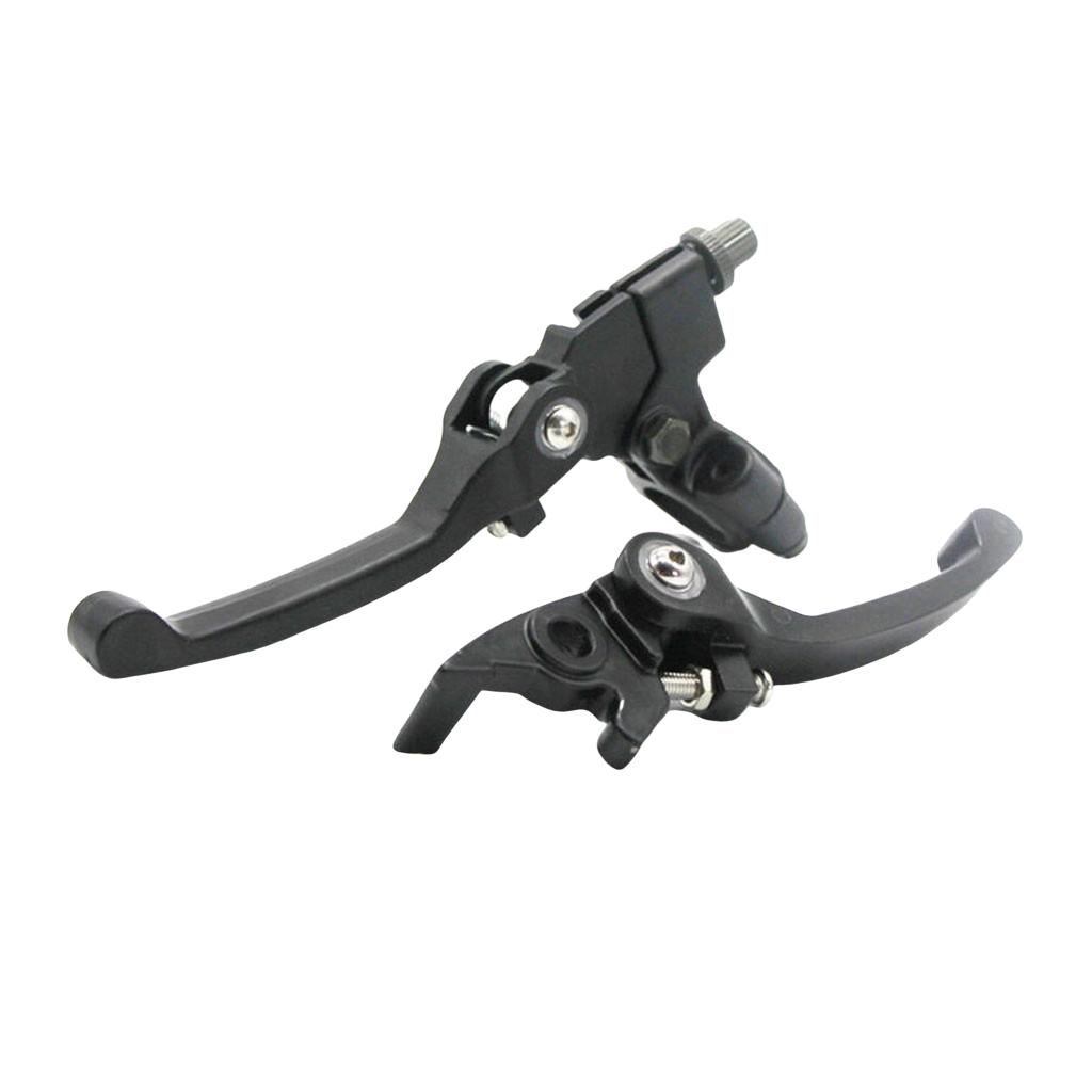 Aluminum Folding brake clutch Lever Universal for Handle Bar Dirt Bike Black