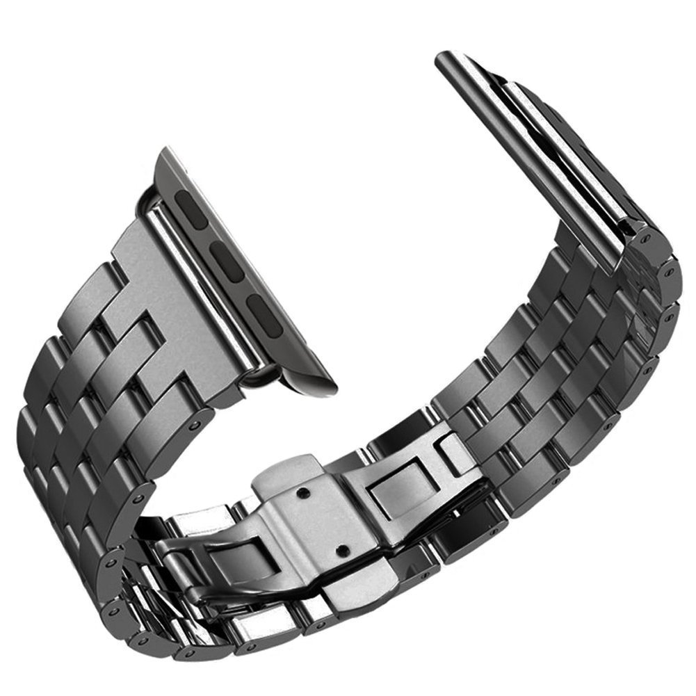 Dây đồng hồ dành cho Apple Watch, Dây mắt xích dọc thép không gỉ cho đồng hồ Apple Watch