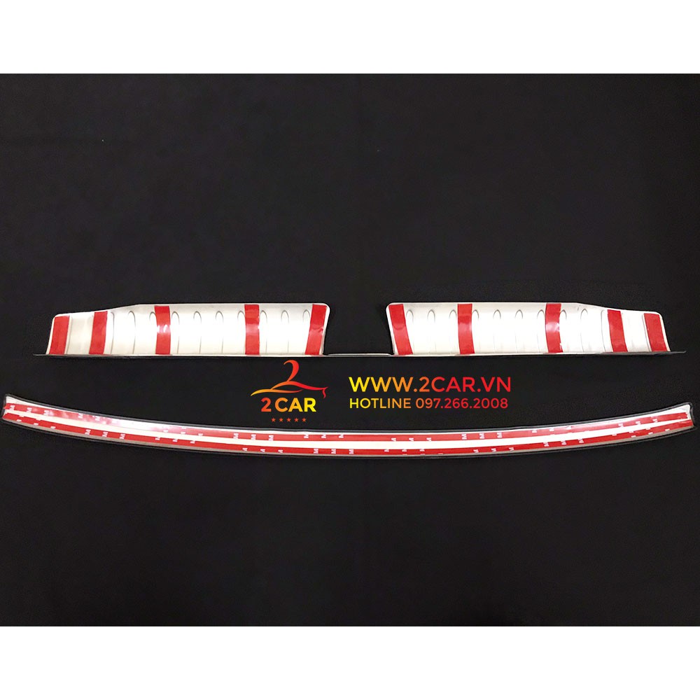 Bộ ốp chống trầy cốp trong, ngoài xe Honda City 2015-2020- Hàng inox cao cấp