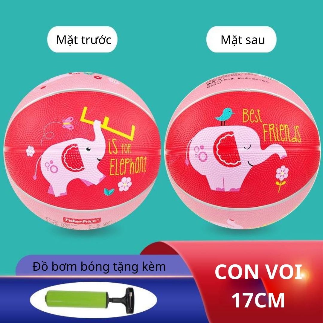 Đồ chơi bóng rổ trẻ em cao cấp Fisher Price cho trẻ 2-3-4-5 tuổi có tặng kèm bơm hơi