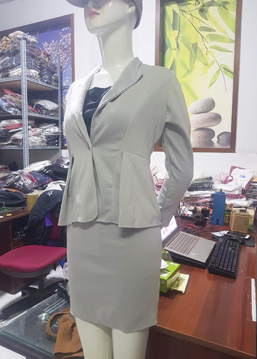 Set Bộ Vest Công Sở 3 Món Thun Umi Dễ Vận Đồng