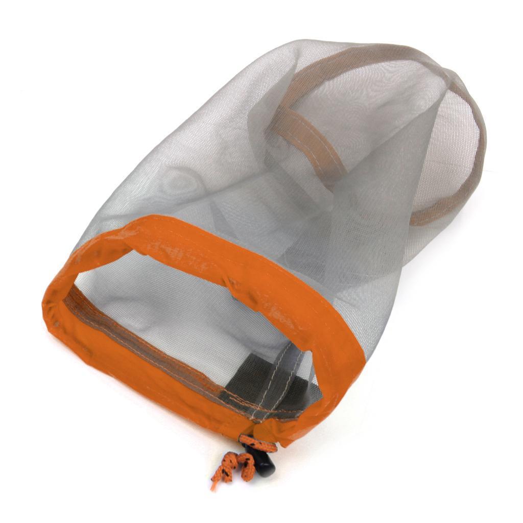 3Pcs Travel Camping Kayak Fishing Ultralight Mesh Stuff Sack Drawstring Bag