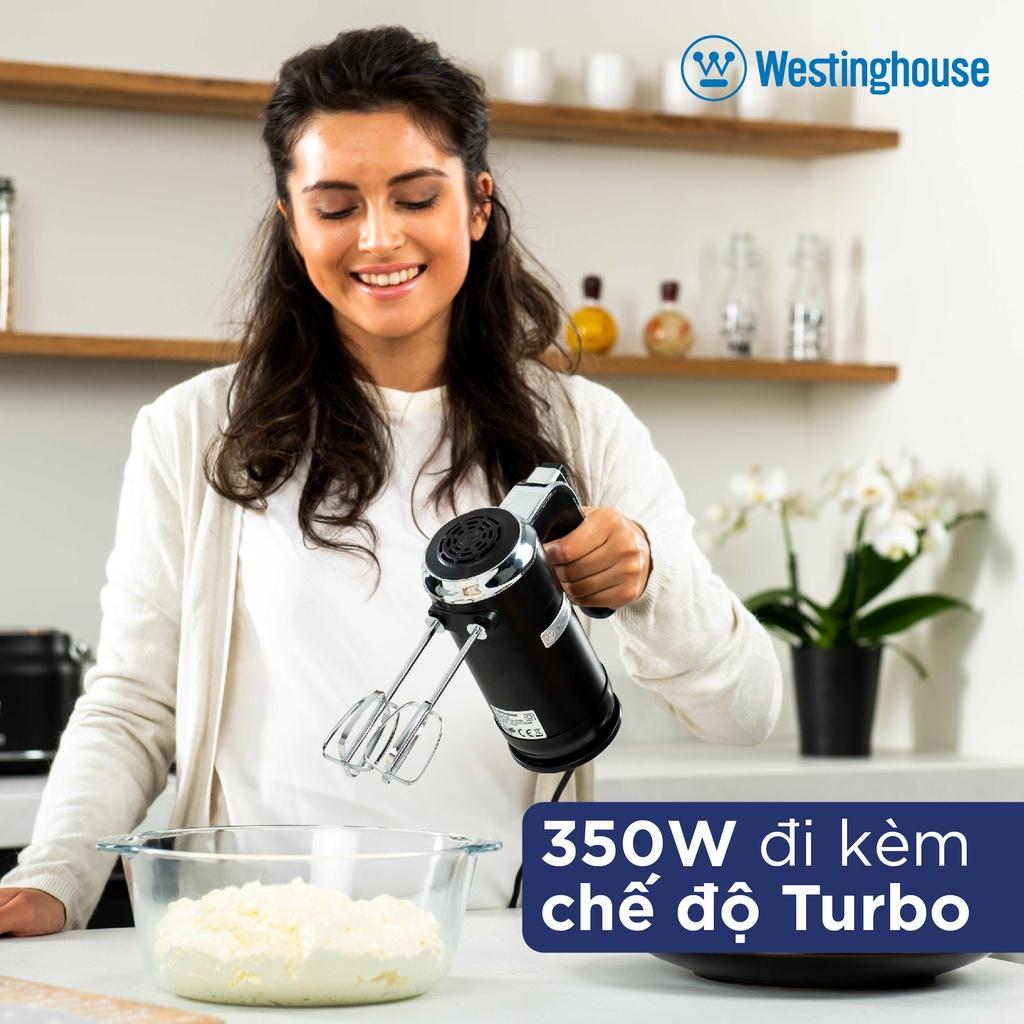 Máy Đánh Trứng, Trộn Bột Cầm Tay Westinghouse, Máy Tạo Bọt Cafe, Công Suất 350W, 6 Tốc Độ, Màn Hình Led, Nhập Mỹ